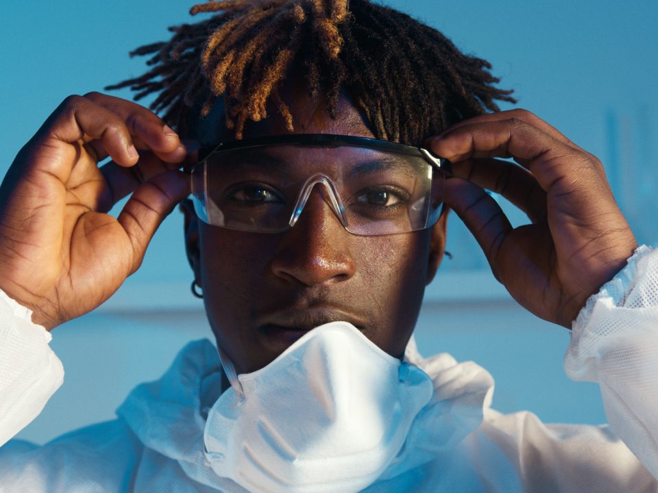 stock photo of black man in lab coat for About Anatomy Dissection blog